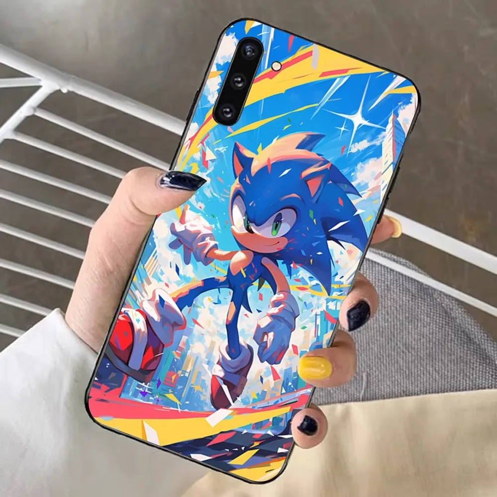 Anime Cartoon S-Sonics Hedgehog Phone Case For Redmi Note 4 X 5 A 6 7 8 T 9 9S 10 11 11S 11Epro Poco M3 Pro