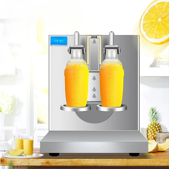 Automatic Double Frame Smoothie Drink Shaker Machine Shaker Cup Machine Bubble Tea Shaking Machine for Drinking Shop