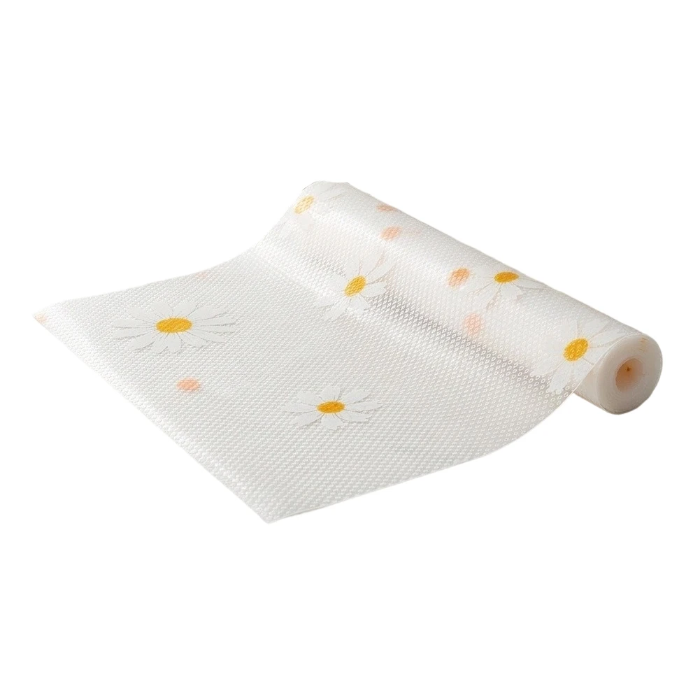 30 x 45cm Floral Table Mats EVA Set of 6 Waterproof Drawer Liners for Kitchen Cabinet Shelf Shoe Rack Organizer
