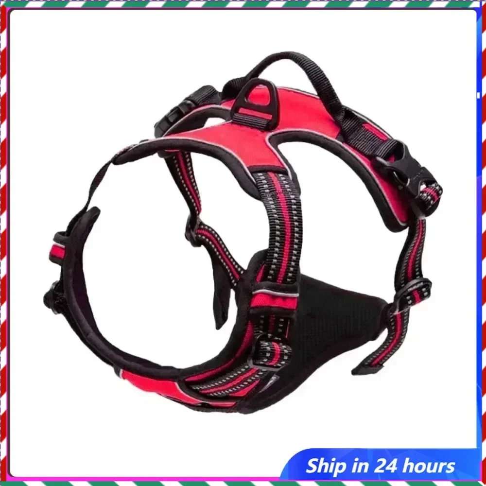 

Reflective Adjustable Breathable Vest Chest Strap for Small Medium Large Dogs Pet Dog Harness Cat Puppy Collar Dog Accessoires