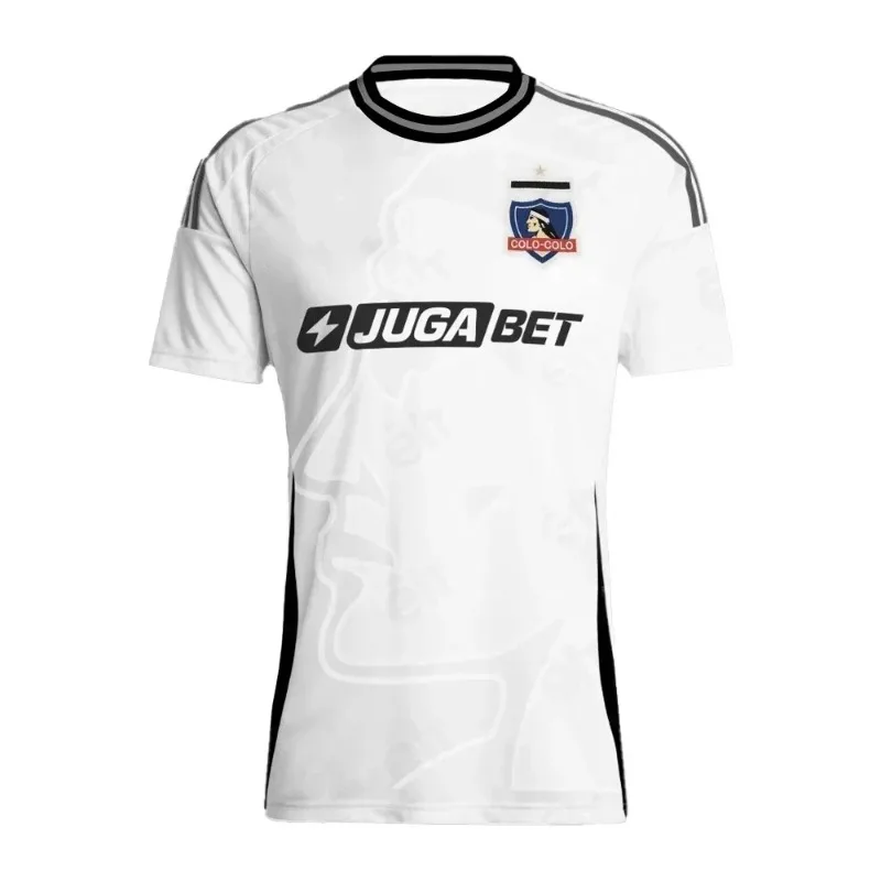 2026 New Child's Colo Colo Short Sleeve Trendy Fashion Football Shirt Men's and Women's Extra Large Breathing Shirt