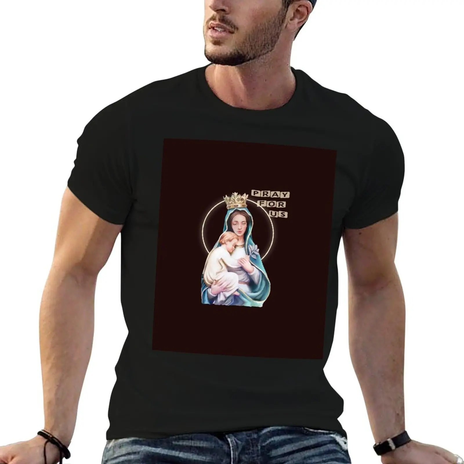 

Virgin for shirt Mary men for shirts man t and T-Shirt Baby Jesus man t