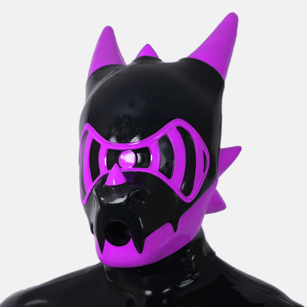 Furrjoi Silicone Hypno Dragon Drone Colorful Mask for Cosplay