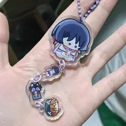 Furina Balladeer Women Acrylic Keychain Genshin Impact Key Chain Bag Anime Cosplay Keyring Bag Car Pendant Personalized Kid Gift
