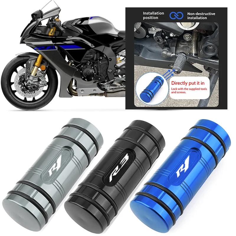 

New For Yamaha YZFR1 YZFR3 YZF R1 R1M R3 Motorcycle CNC Gear Shift Lever Pedal Tip Extension Brake Exquisite parts YZF-R1 YZF-R3