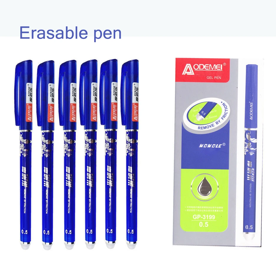 10ชิ้น/เซ็ต Erasable ปากกา0.5มม.ปากกาเจลเข็ม Tip Refill Rod 4สีสำนักงานโรงเรียนนักเรียนเขียนภาพวาดเครื่องเขียน