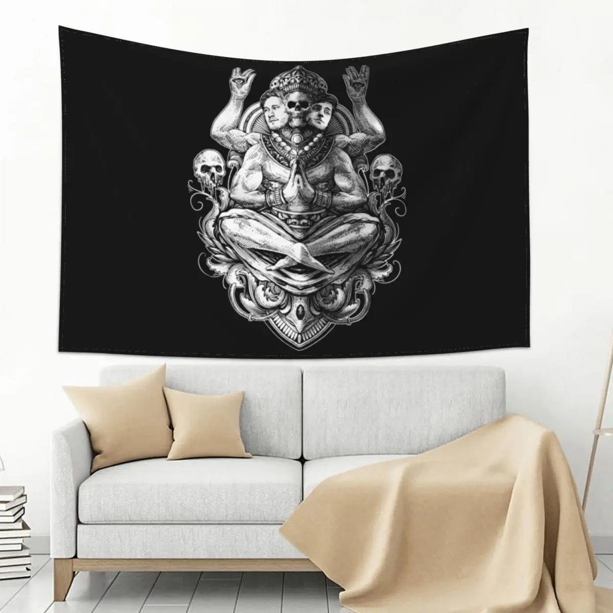 

Unus annus m-erch goddus annus Tapestry Home Decoration