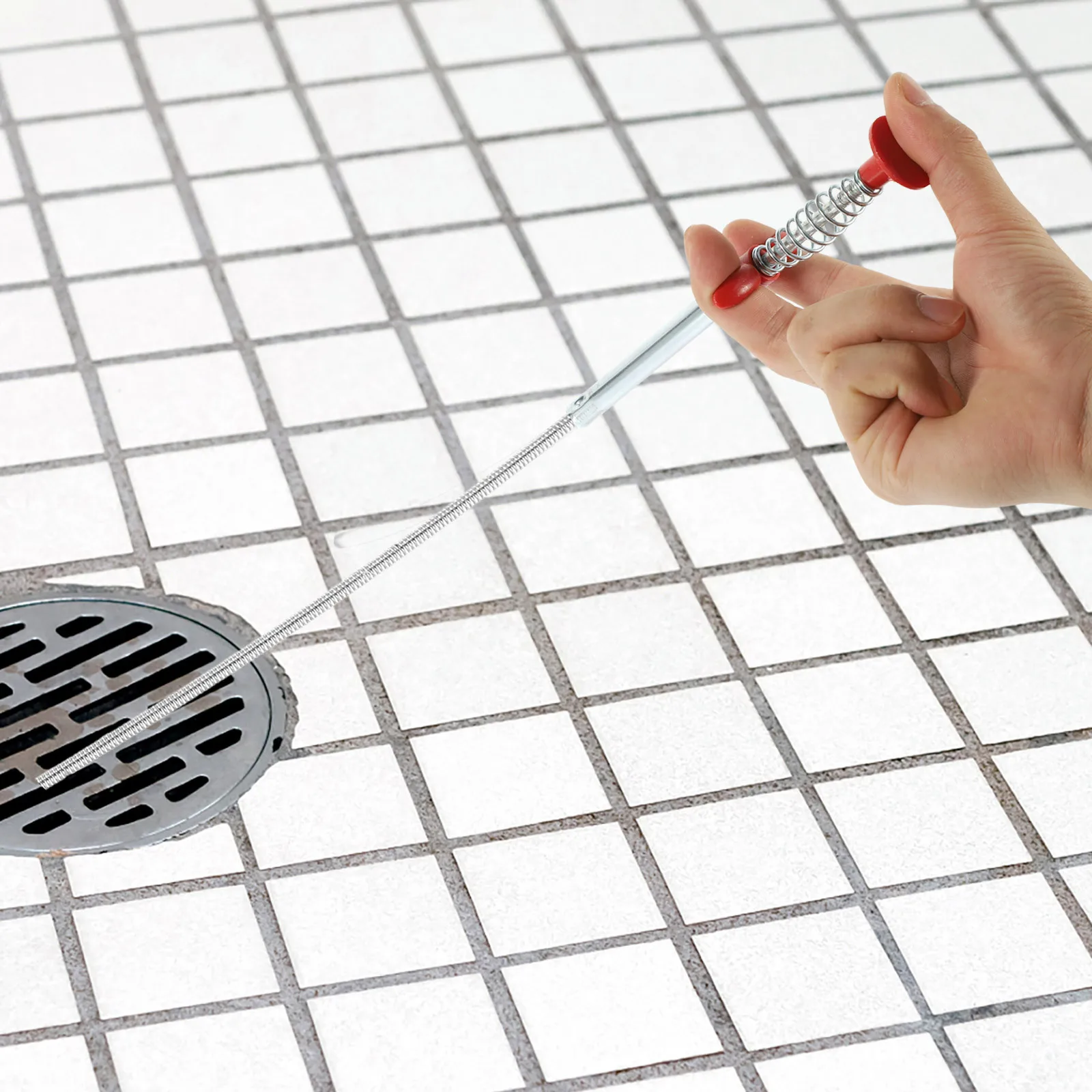 

Drain Cleaner Flexible Grabber Claw Easy Use Sink Bathroom Hair Garbage Clog Remover Cleaner Tool Flexible Grabber Claw