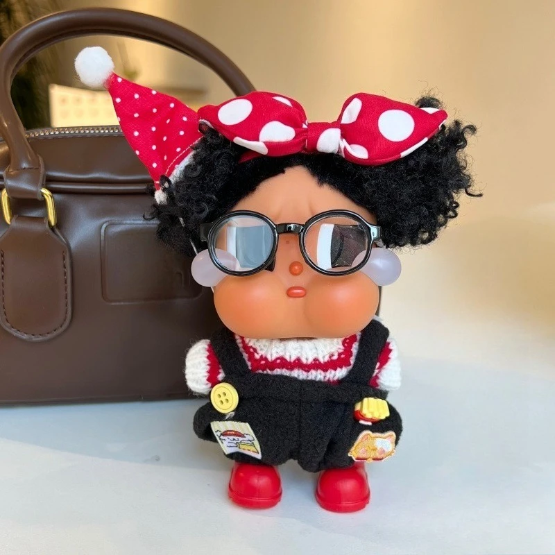 

For CRYBABY Doll Clothes Sweater Dress Shoes Set For Doll Clothing Fashion Accessories Cute Strap Pants Doll Clothes Set