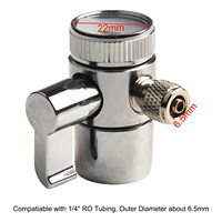Sink Faucet Diverter Valve Faucet All Copper Switch Adapter Water Purifier Faucet Switch Water Divider