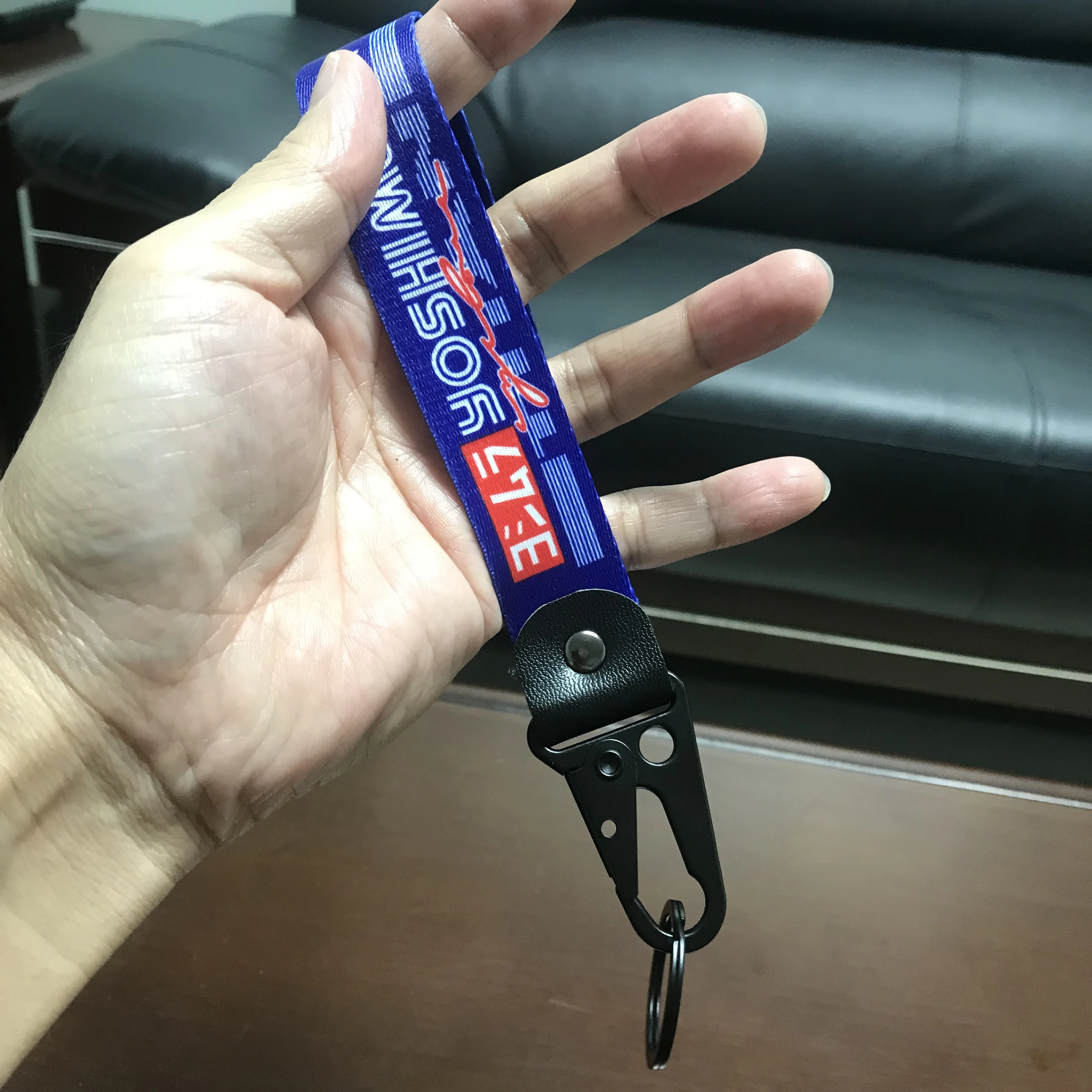 Yoshimura Racing Keychains Motorcycle Keyring  JDM Style Key Strap For Honda Toyota Nissan Mazda Suzuki Key Holder Accessories