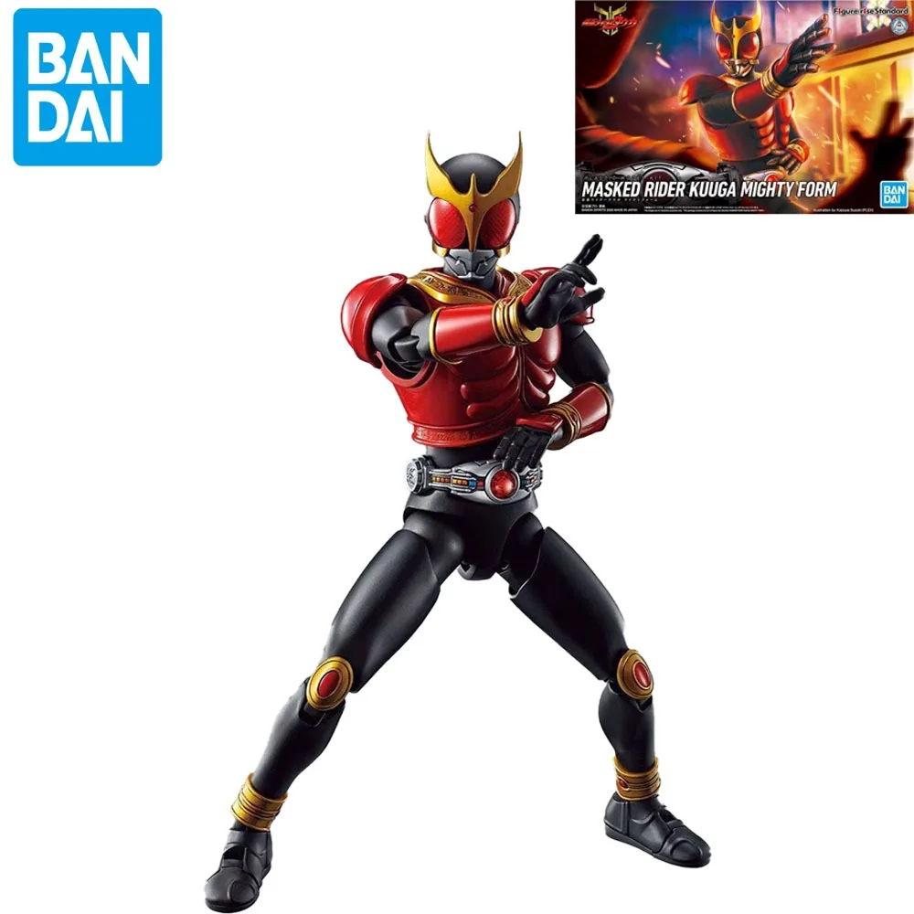 

Оригинальная фигурка Bandai, стандартная фигурка в маске, комплект моделей Kuuga Mighty, коллекция экшн-фигурок, модель игрушки