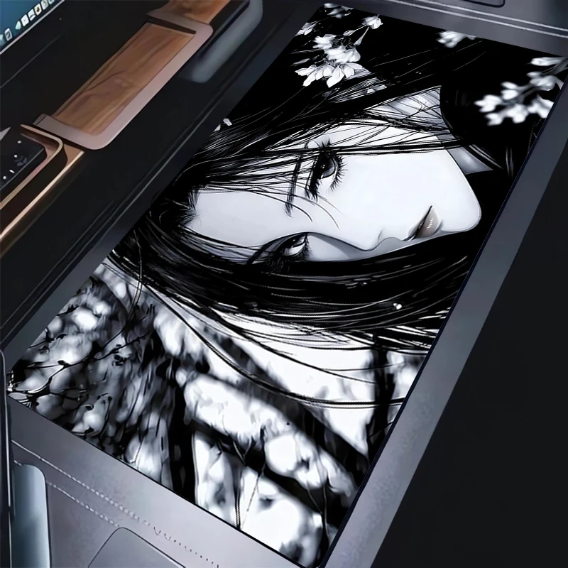 

1PC Mouse Pads For Desk Gaming Mousepad Anime Girl Mouse Pad With Stitched Edges Non-Slip Rubber Base Kawaii Extended Mouse Mat