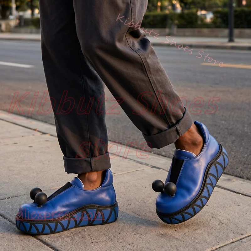 Unisex Platform Shoes Horns Ankle Boot Chunky Sole Devils Cosplay Footwear Y2K Streetwear Punk Goth Alternative Statement Shoes