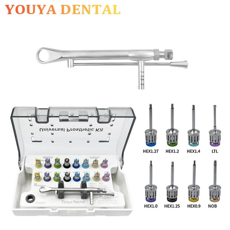 

1 Set of Dental Universal Repair Kit Implant Torque Wrench Screwdriver Repair Kit Dentistry Handle Repair Tools