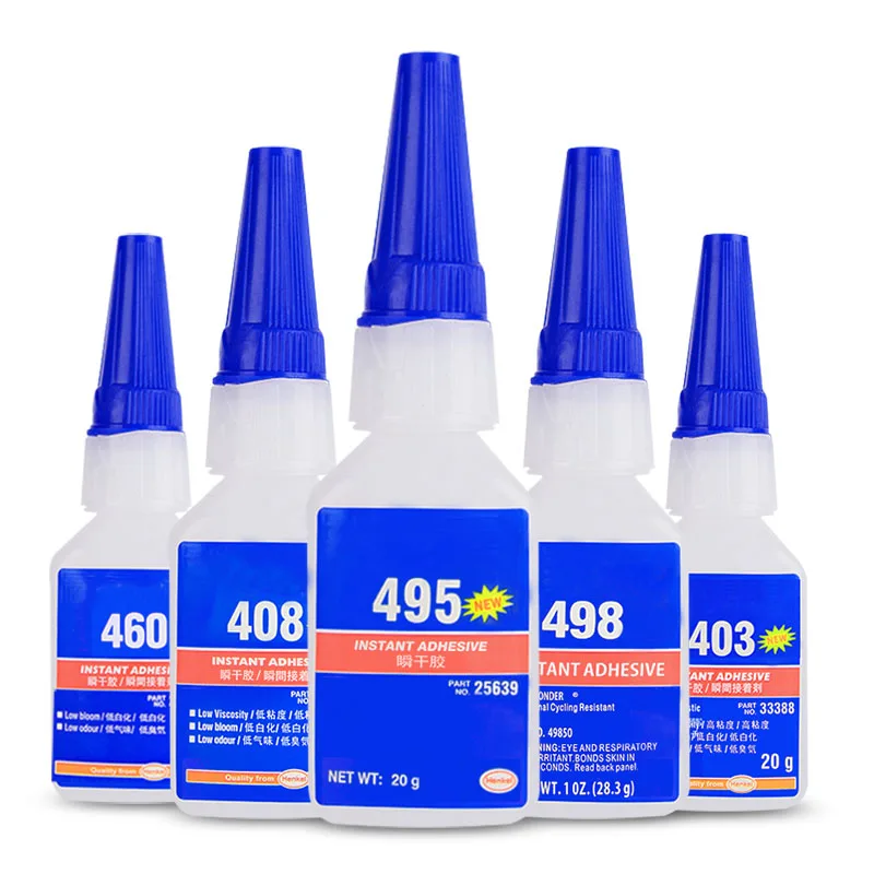 Adhésif universel à séchage rapide pour le collage du plastique, super colle, bois, métal, caoutchouc, réparation d'opathie, 406