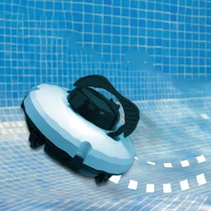 2025 robô de limpeza de piscina inteligente sem fio, limpador de superfície de piscina, tablet, recurso de sucção, filtros de piscina, robô