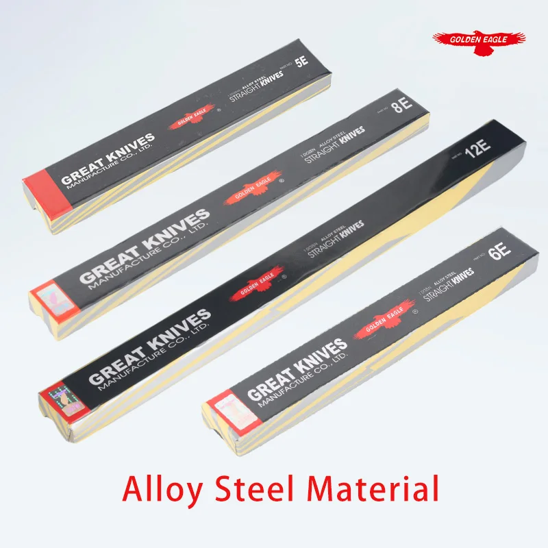 (1 Dozen)5E 6E 8E 10E 12E 13E Straight Knife Alloy Steel Golden Eagle Electric Shear Blade for EASTMAN Type Cutting Machine Part view 2