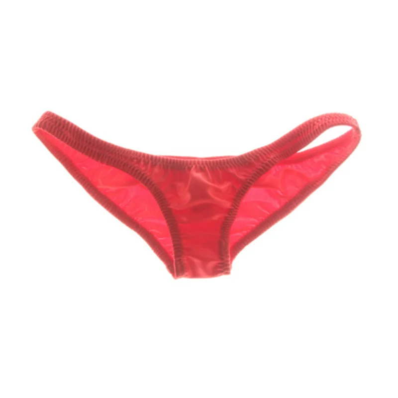 Damen Eisseide Transparente Bikini-Slips Niedriger Bund Hochelastisch Atmungsaktive Sexy Unterwäsche