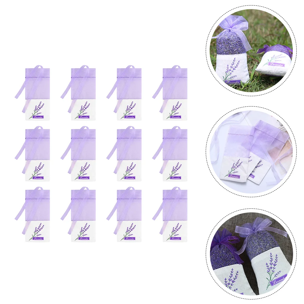 24 PCS Sachet Bag Empty Bags Lavender Household Gauze Adorable Fragrance Pouches Outdoor