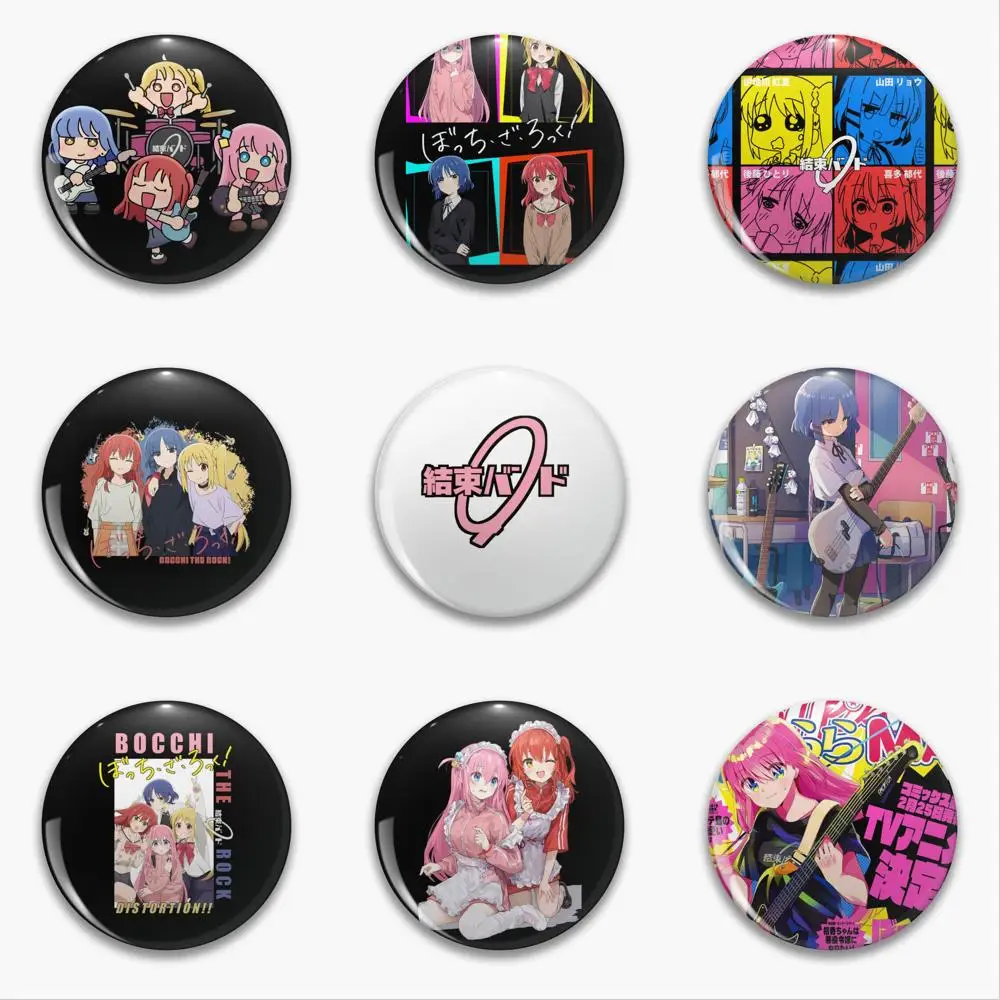Amine Bocchi The Rock Badge Pins Funny Collar Clothes Manga Metal Broches Broche Pins for Backpacks Fashion Manga