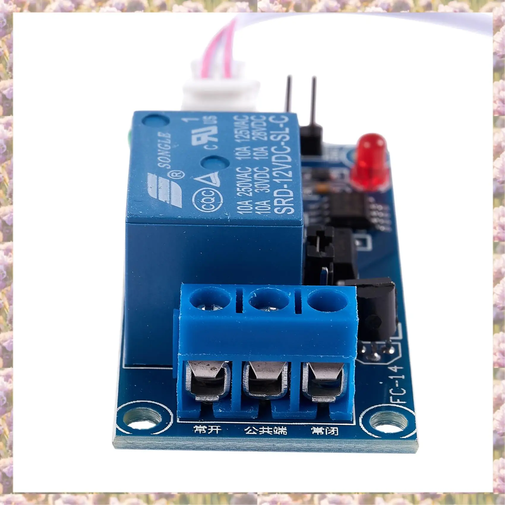 2025 New-2X DC 12V Photoelectric Switch Sensor Relay Module 50Mmx25mm W 2 Cable