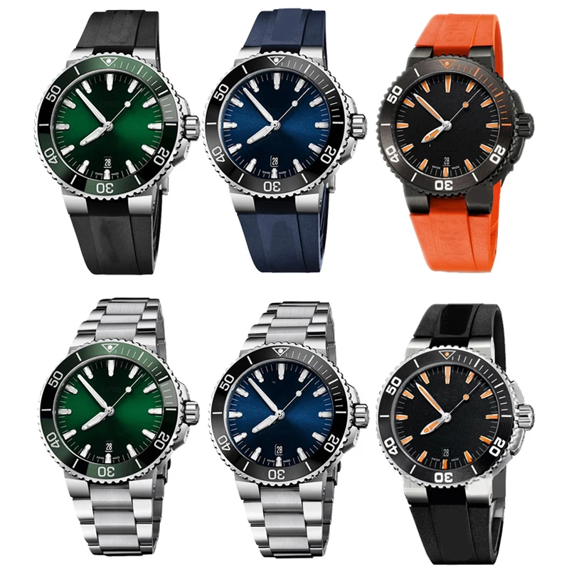 男性用ダイビングウォッチ用に適用可能なラバーアクセサリー,スポーツ用,凸型シリコン腕時計,24x12mm,7730,7740シリーズ