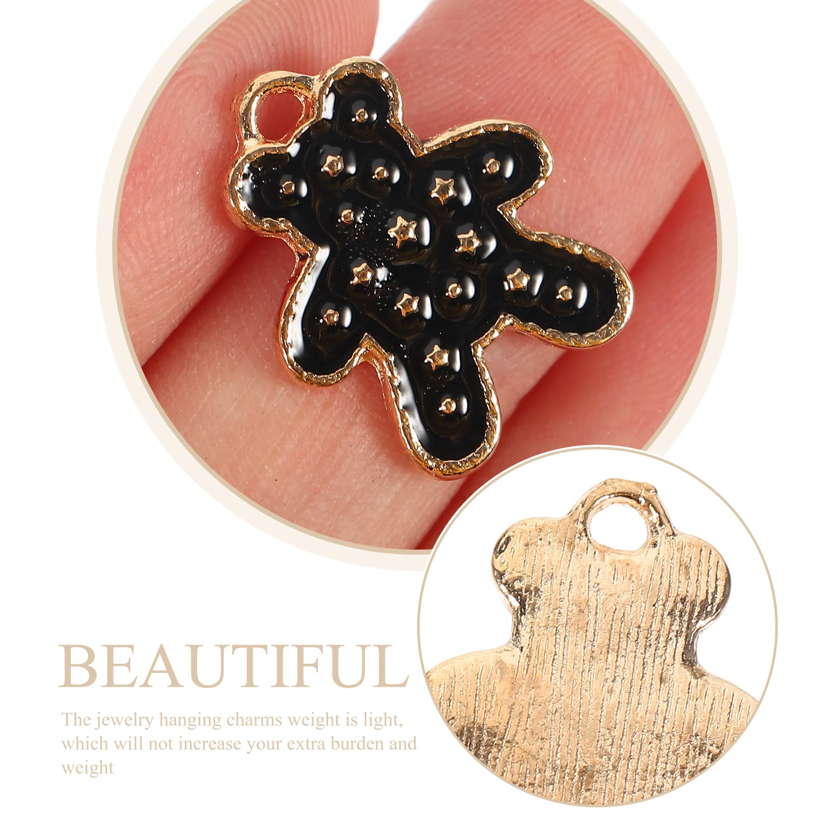 

40 шт., подвески в виде медведя из сплава «сделай сам», ожерелье, браслет, серьги, изготовление персонализированных подарков, ожерелье, подвески для изготовления ювелирных изделий