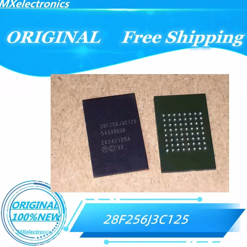 

5pcs/lot 100% New original RC28F256J3C125 28F256J3C125 28F256J3C 28F256 BGA64