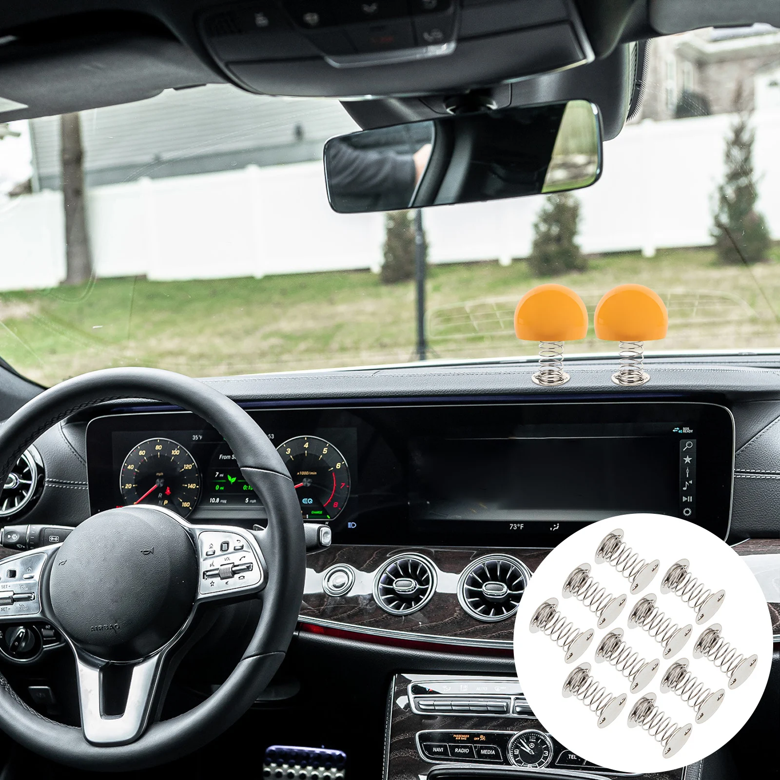 

10 шт., пружинный базовый набор, формирующий DIY трясущий орнамент, приборная панель автомобиля, мотоцикл, велосипед, украшения, аксессуары, трясущие пружинные основания