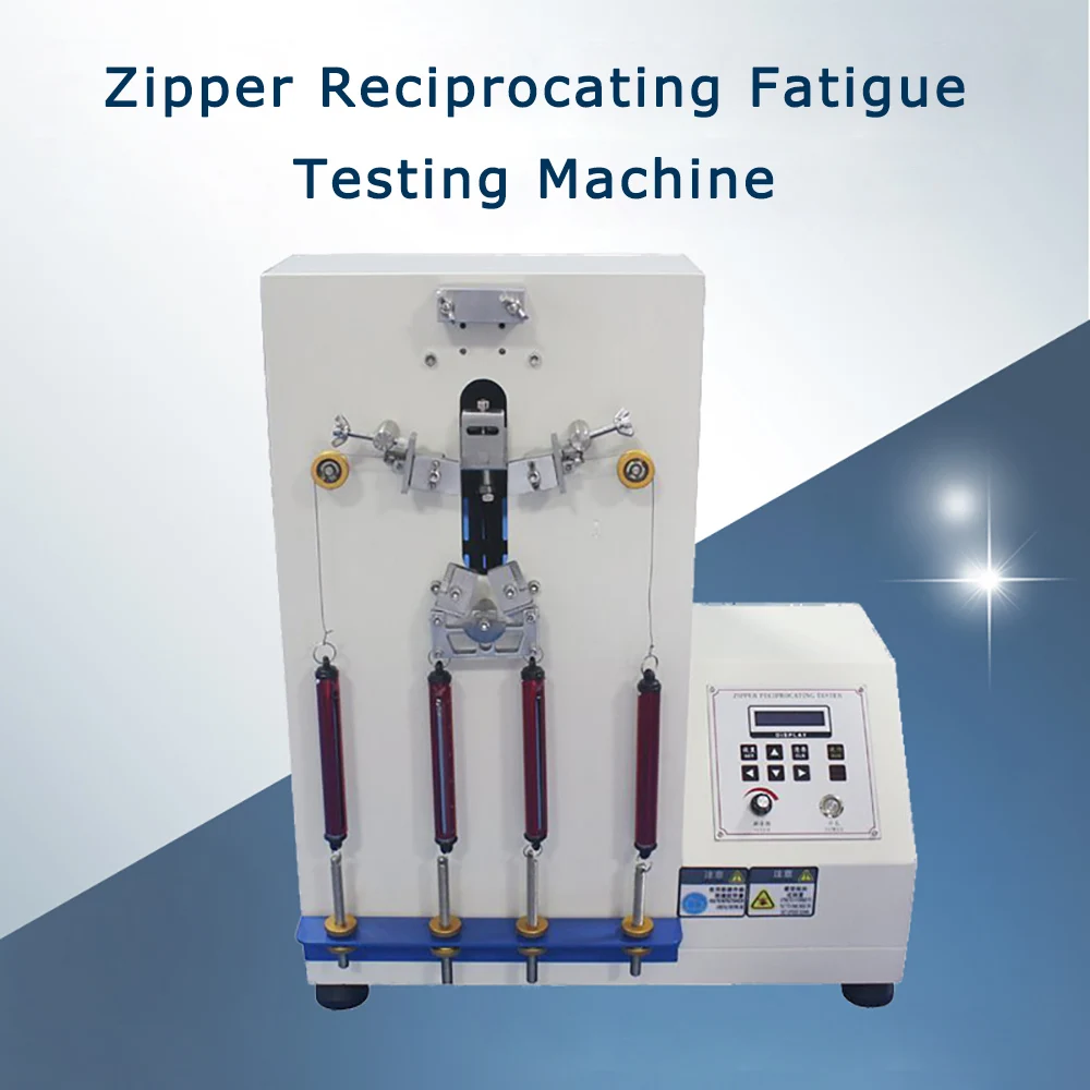 Zipper Reciprocating Pull Testing Machine Zipper round-Trip Pull Testing Machine Müdigkeit Haltbarkeit Tester Hub 75mm