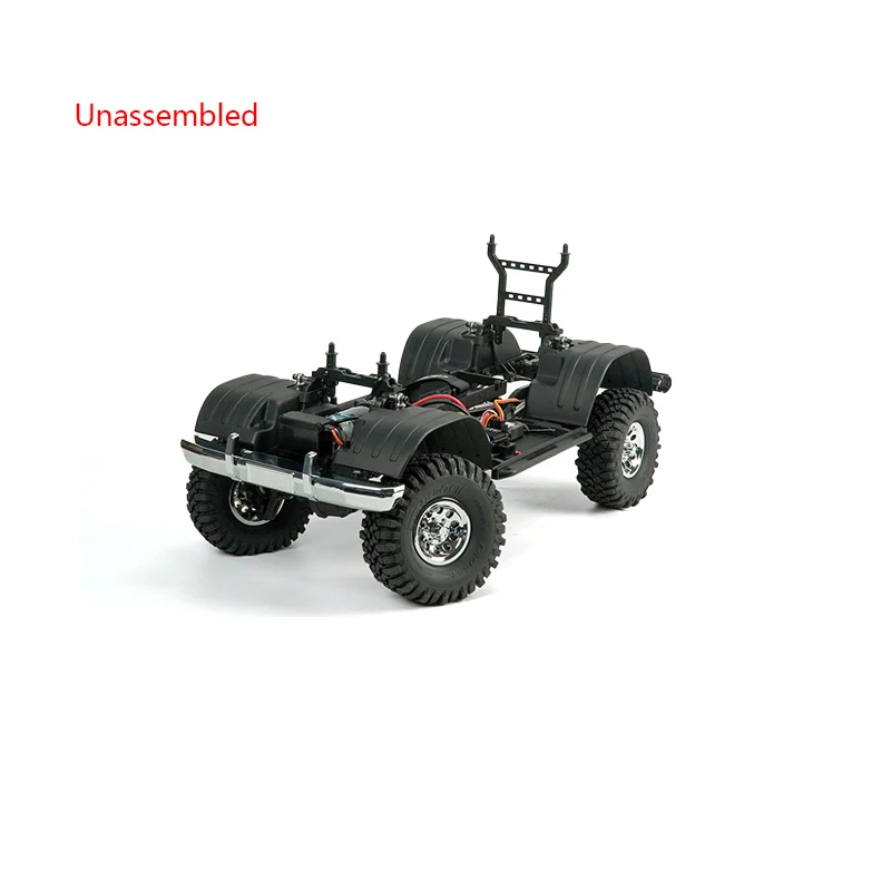 CROSS 1/10 EMO AT4 4x4 RC Crawler Car KIT 540 35T Motor Lights Differential Lock Toucan Remote Control Vehicle TH19217-SMT8