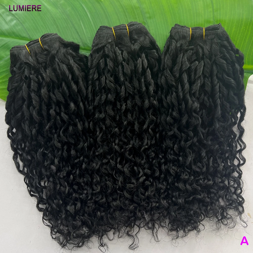 

Афро-Бирюманские Пикси Кудрявые Вьющиеся Волосы Бразильские 30-дюймовые 100% Необработанные Натуральные Человеческие Волосы Плетение Пучки Наращивание Волос Двойной Уток