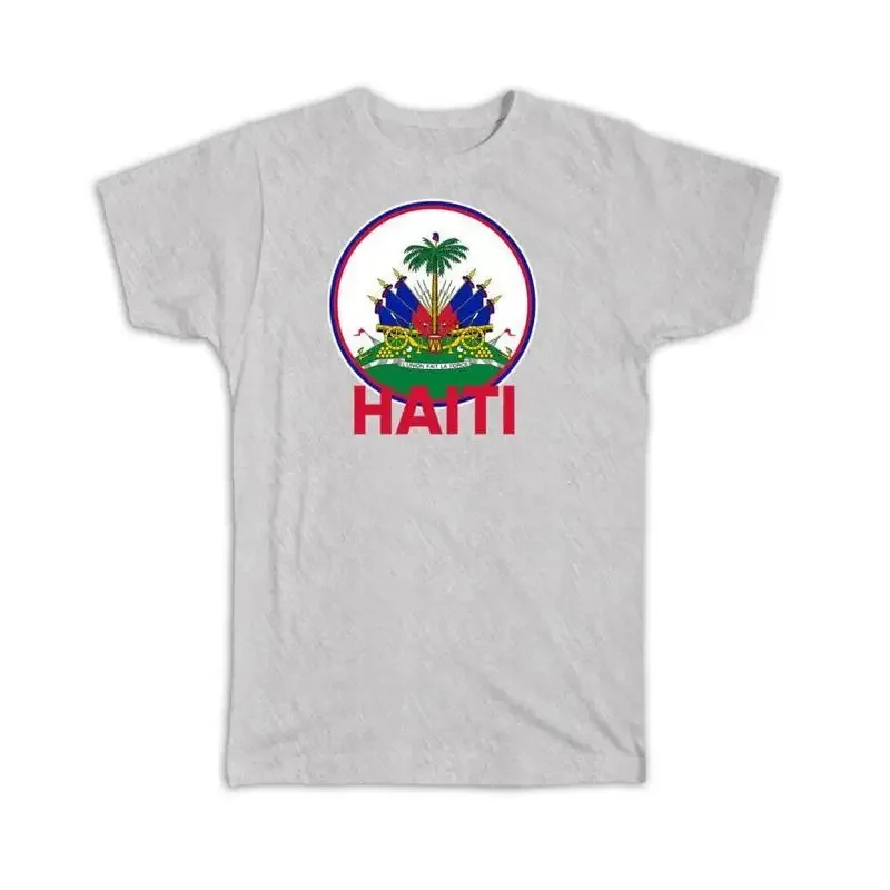 Coat of Arms Haiti Haitian Pride Independence National Symbol T shirt