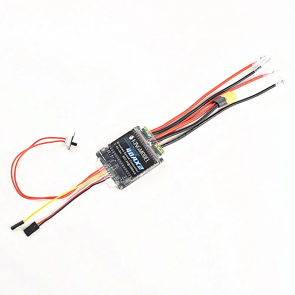 ثنائي الاتجاه ثنائي الاتجاه نحى Esc 2s-3s يبو 5a Esc سرعة التحكم ل Rc نموذج قارب/خزان 130 180 نحى قطع غيار المحرك