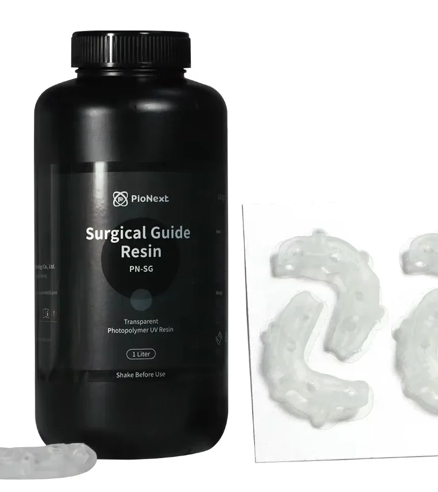 LD 1000g High Precision High Flexural Strength Transparent Surgical Guide Resin for 3D Printer（Transparent ）A1/A2