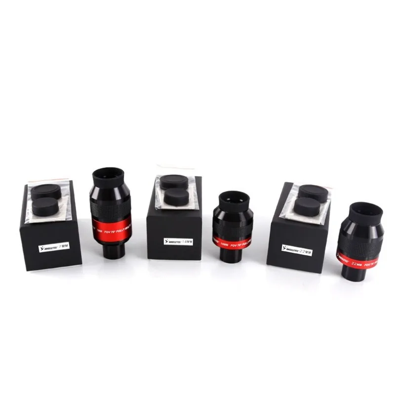 1PC 70° FMC 7/14/22mm 1.25'' flat field autofocus ultra wide angle eyepiece high-power astronomical telescope accessories