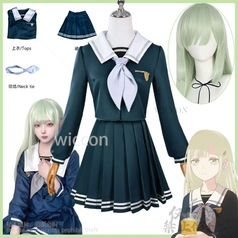 Wakaba Mutsumi Cosplay Costume BanG Dream! It's MyGO Anime JK School Uniform Dress Cos Halloween Christmas Party Customized