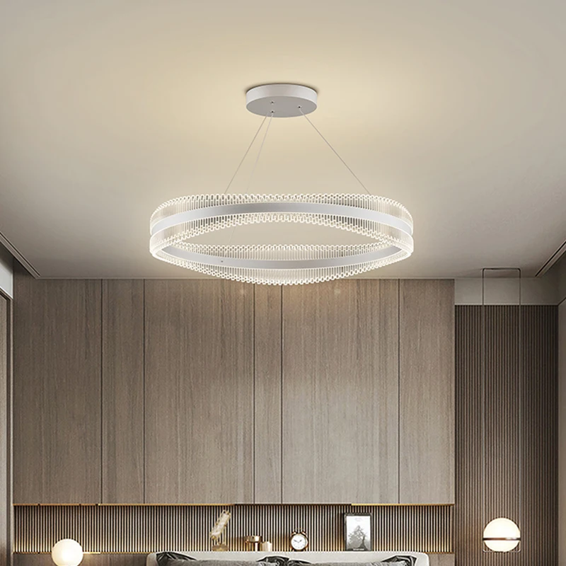 

Modern Led Ceiling Lamp Ring Circular Ceiling Pendant Light For Loft Living Dining Kitchen Home Decor Interior Lighting Fixtures