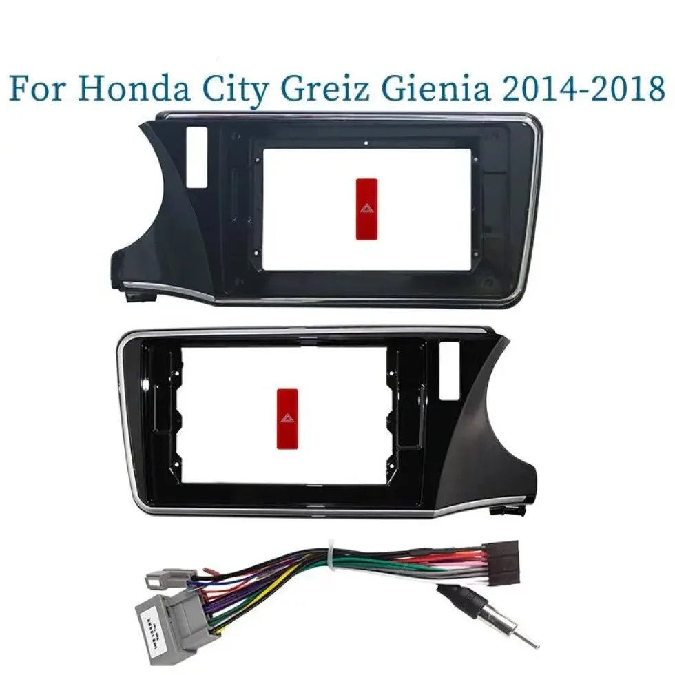 10 Inch Car Frame Fascia Adapter For Honda City Greiz Gienia  2014-2018 Android Radio Dash Fitting Panel Kit