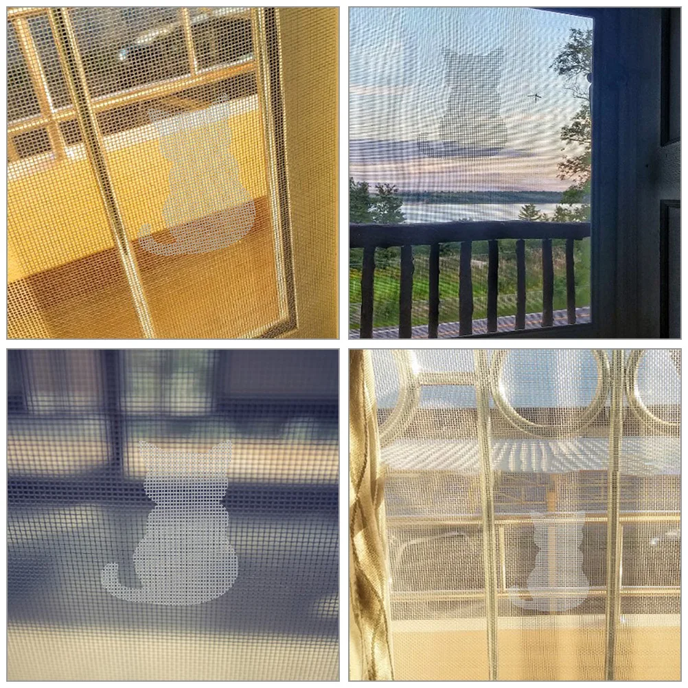 20 Pcs Mosquito Anti-patch Self-adhesive Mesh Repair Tape Screen Stickers Window Double Sided Strong Tapes