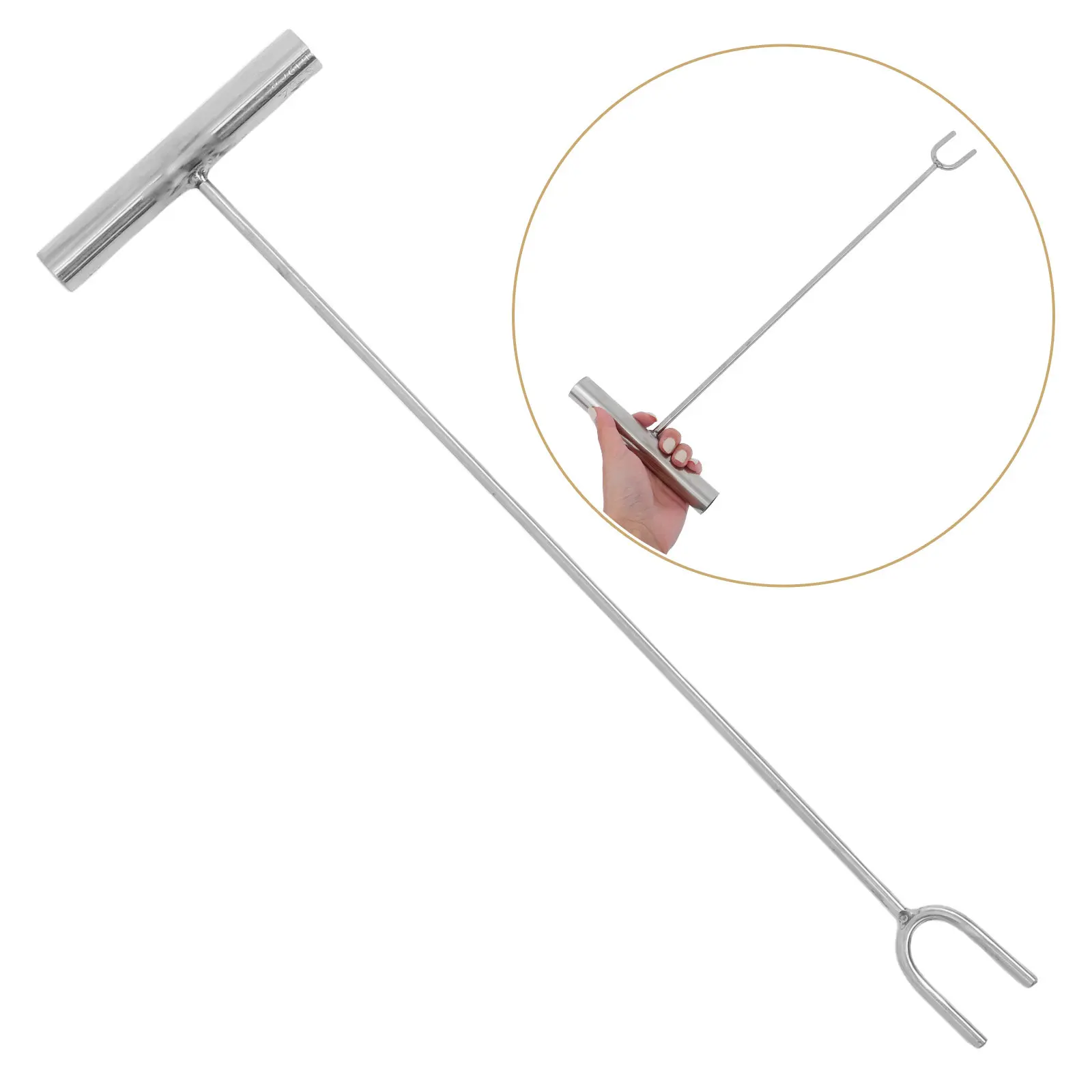 

Ключ для перекрытия водопроводных клапанов: удлиненная конструкция, прочная вилочная структура, эргономичная рукоятка для труднодоступных клапанов, инструмент для отключения основного водопровода