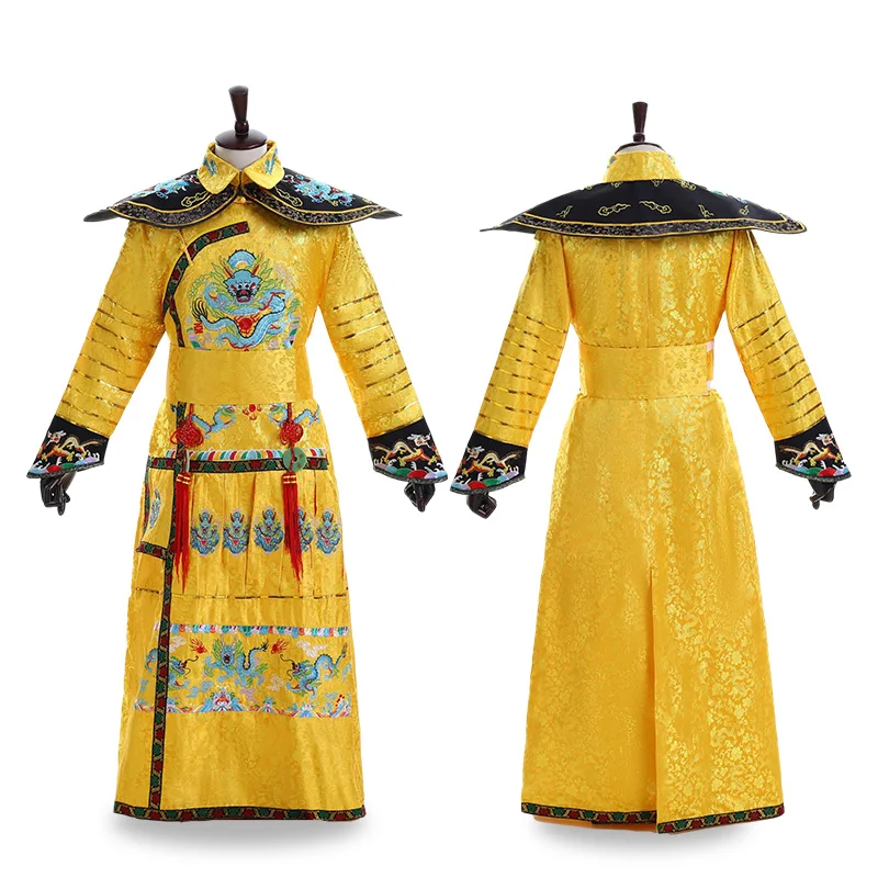 Qing Dynasty Empress Costume Women Emperor Costume Chinese Antique Queen Clothing Halloween Cosplay Photograph Clothes