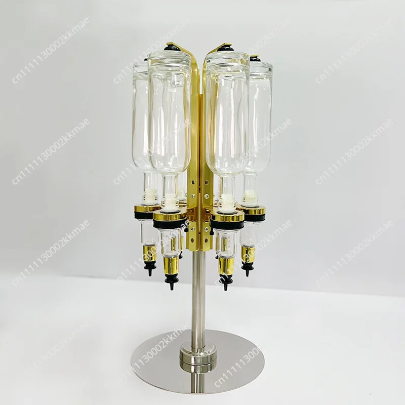 Suitable for Bulk Perfume Bar, Six-pump Rotary Packer, Cross-border Perfume DisplayStand, Aromatherapy Set, Gold Display Stand