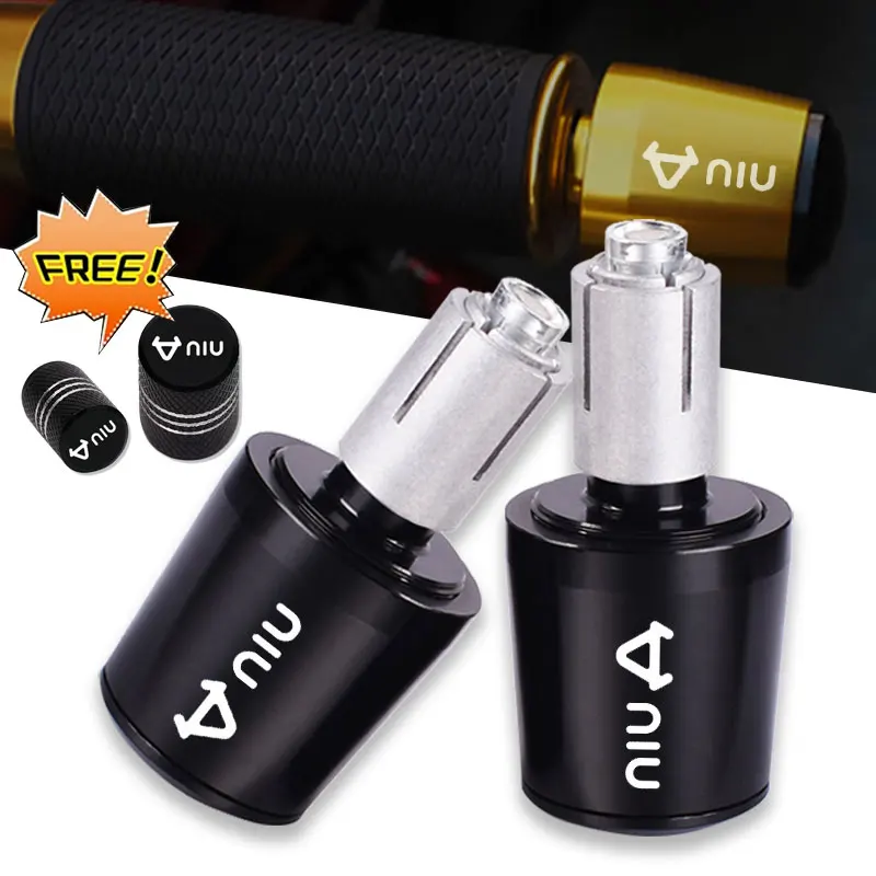 For NIU M1 M+ N1S NGT N1 U1 U+ US U+a U+b UQI Motorcycle CNC Handle Bar Handlebar Grips Cap End handle Plugs cap Accessories