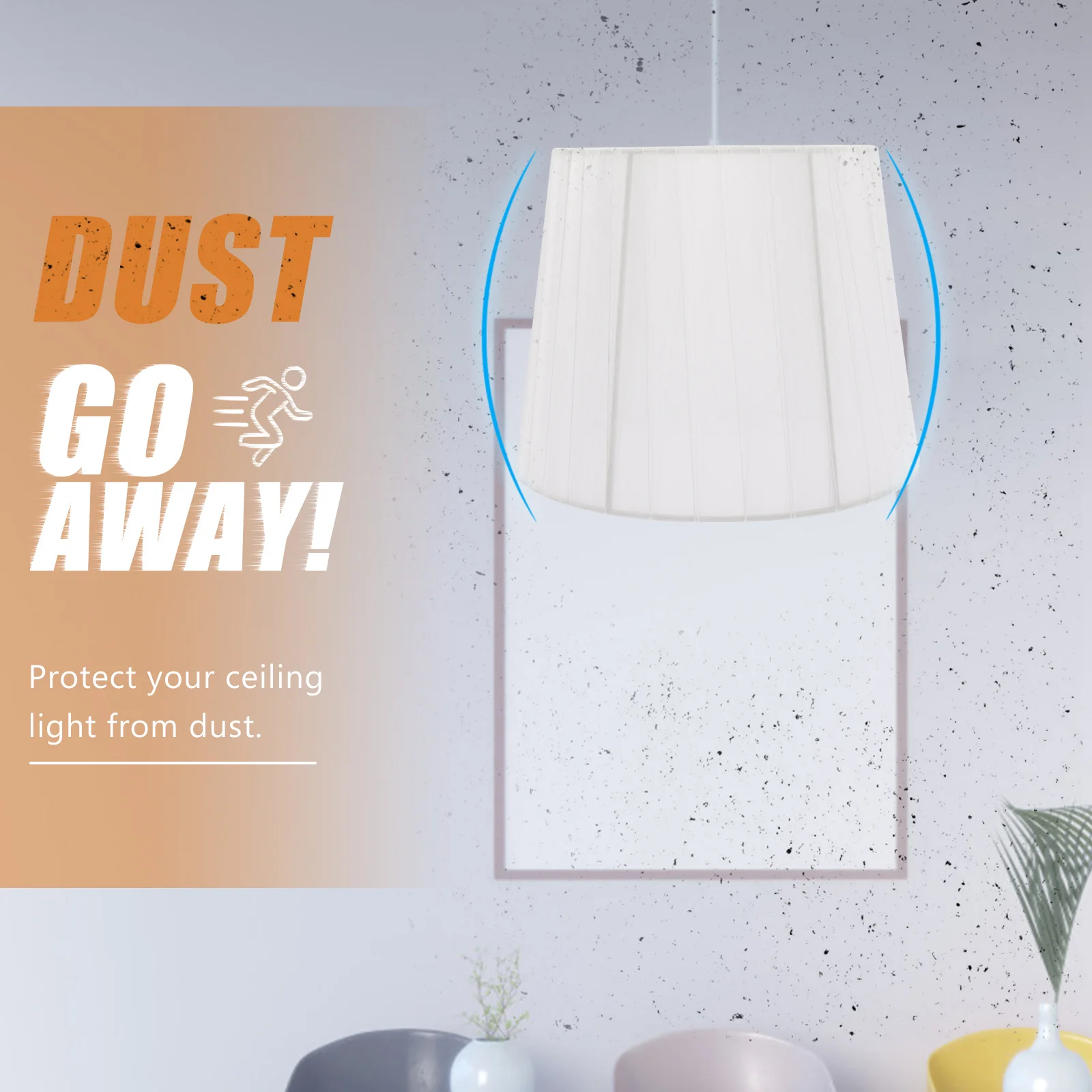 

Lamp Cover E14 Socket Tabletop Lamp Shade Modern Chiffon Fabric Dustproof For Bedroom Study Hotel Indoor Lighting Decor