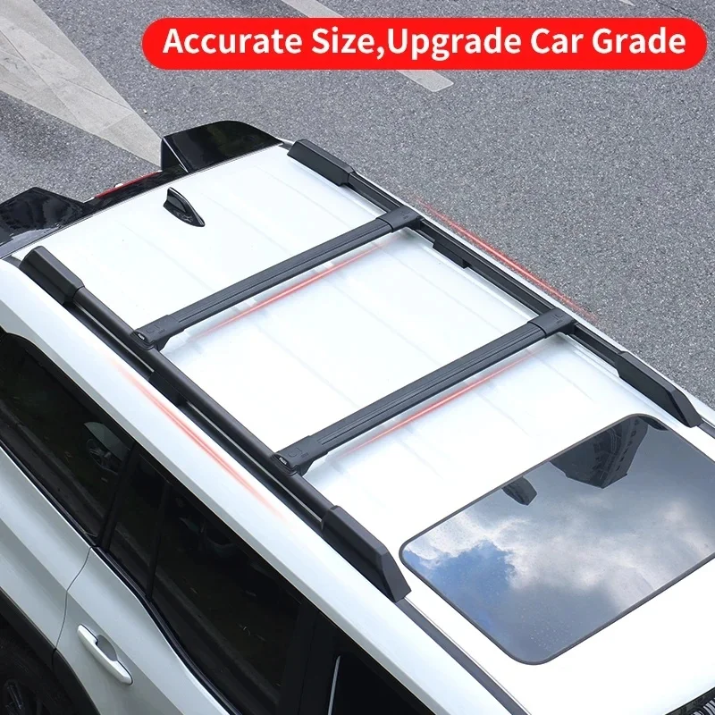 High Quality Aluminum Alloy Roof Rack Cross Bars 100KG Fit For Land Cruiser Prado LC250 2024 2025 GX550 Exterior Auto Accessorie