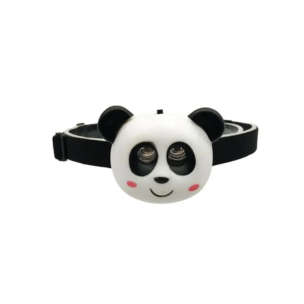 

Kids Gift Cartoon Animal Headlamp Toy Brightest Cute Headband Light Lightweight Elastic Kids Headlight Camping