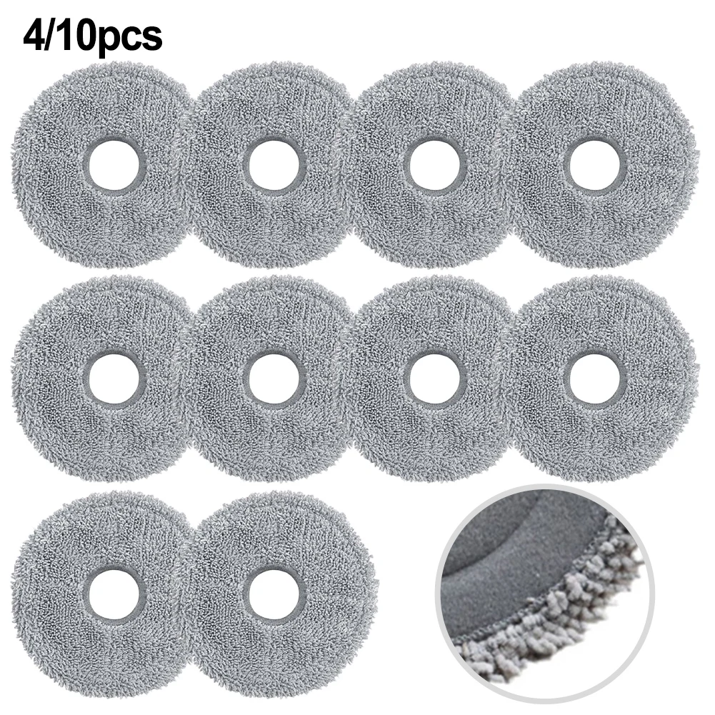 4/10 Pcs Mop Cloth Replacement Part For L108S Pro Ultra Vacuum Cleaner Dry And Wet Usage Mop Cloths Pad Floor Cleaning