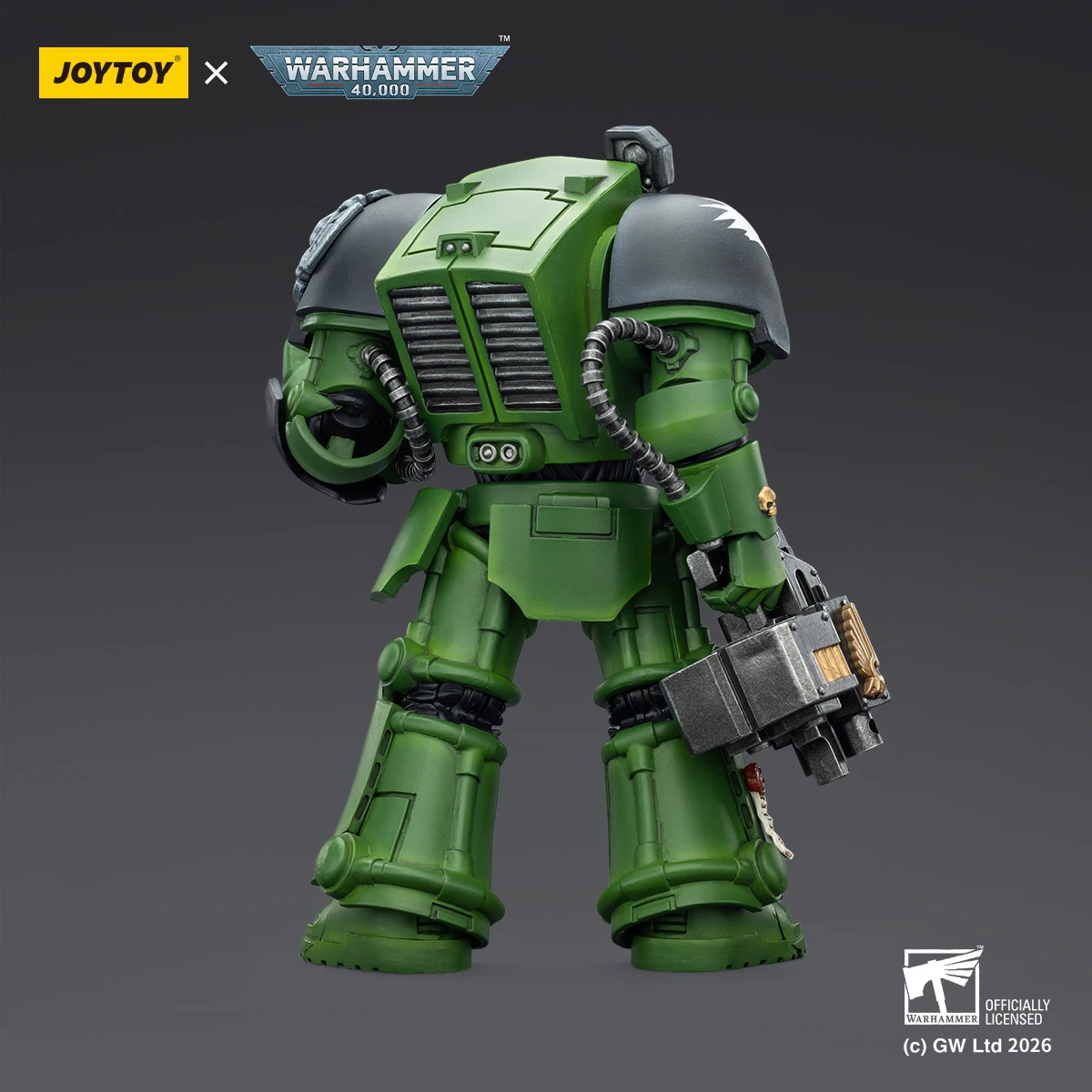 JOY TOY Warhammer 40K 1/18 Action Figure Salamanders Terminator 2 with Power Fist and Storm Bolter Collectible Models view 4